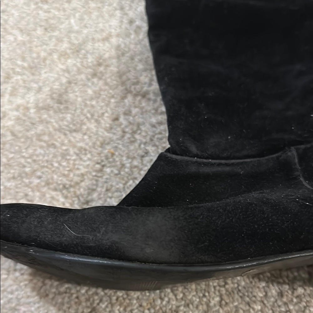 Breckelles Black Tall Pirate Style Two-Way Boots - Picture 6 of 8